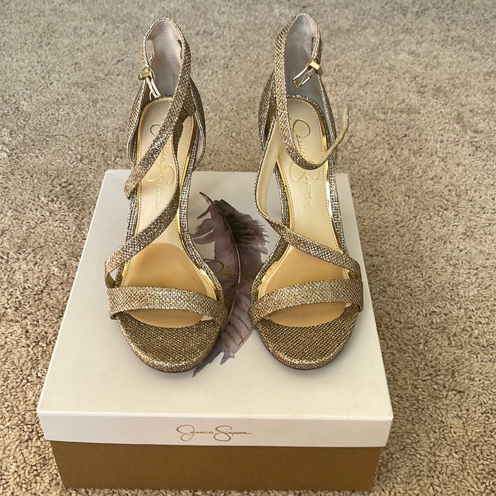 Gold Sandal Heels